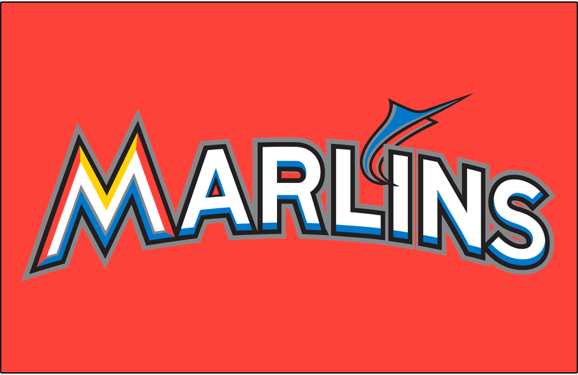 Miami Marlins 2012-2018 Jersey Logo t shirts DIY iron ons v3